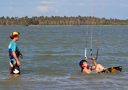 Kiteschulung,KiteunterrichtKiteschule,Sri Lanka